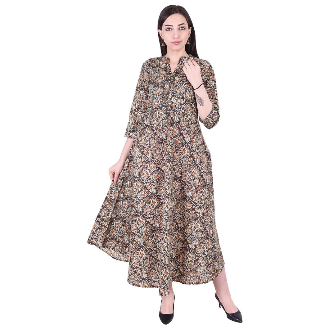 Printed  Kalamkari Kurti